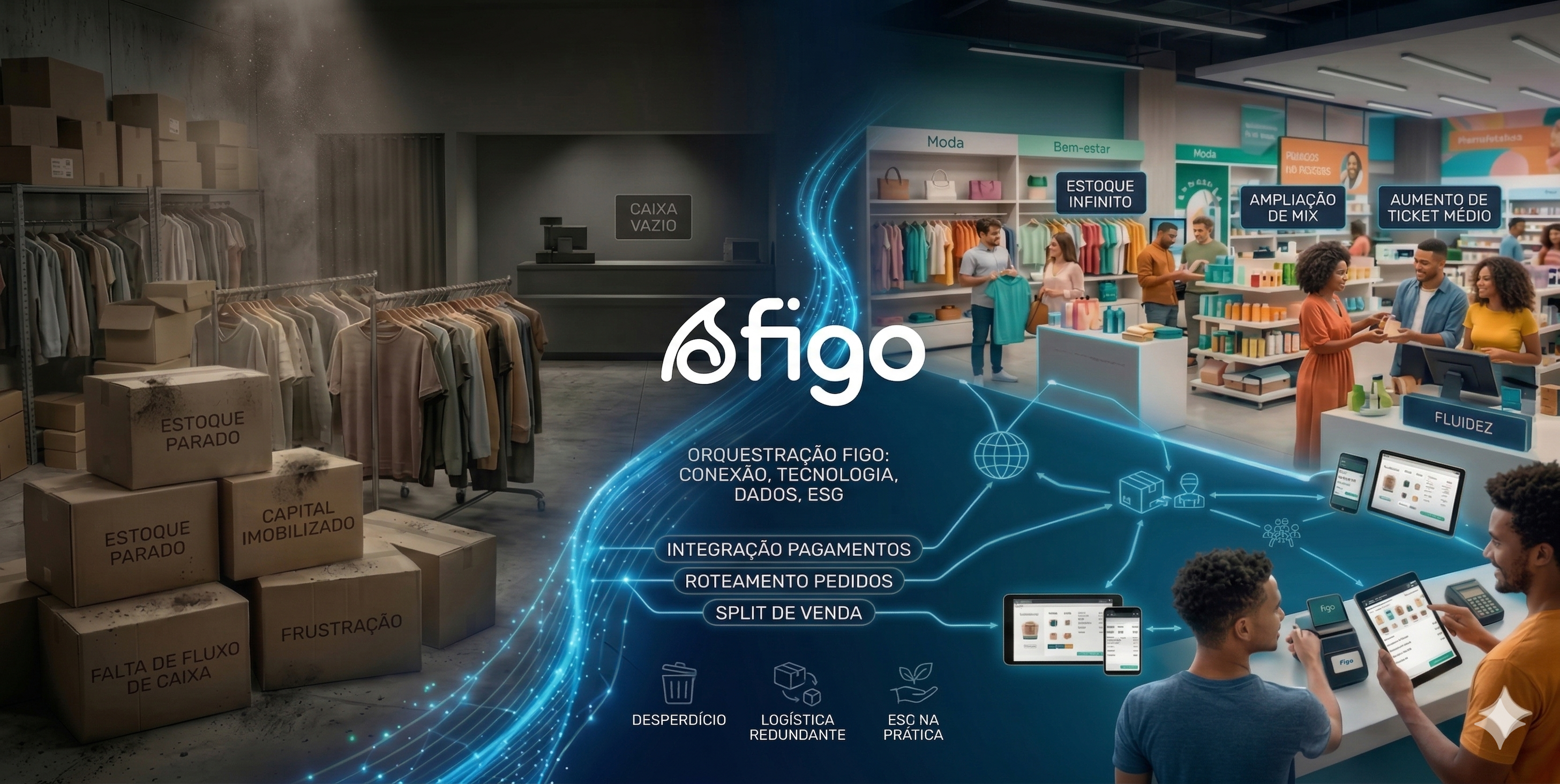 Como transformar estoque parado em oportunidade: o impacto (real) da Figo no varejo físico